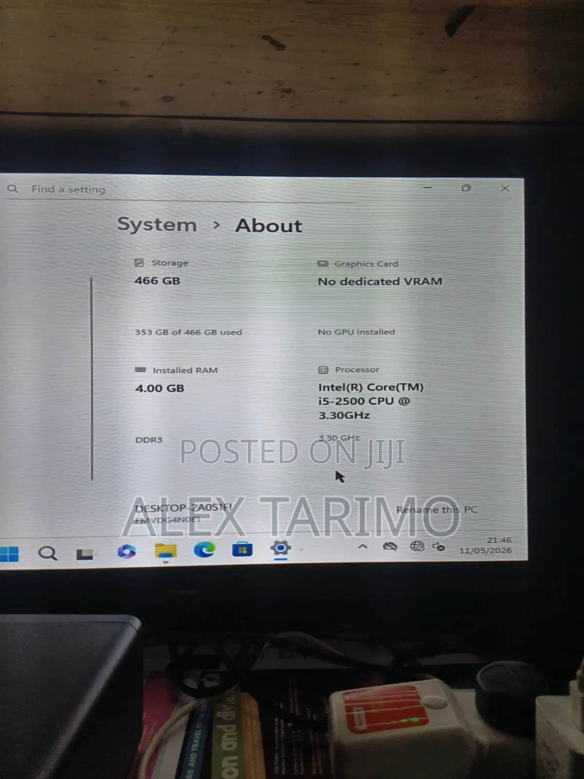 Desktop Computer Fujitsu Celsius M770 4GB Intel Core i5 HDD 500GB
