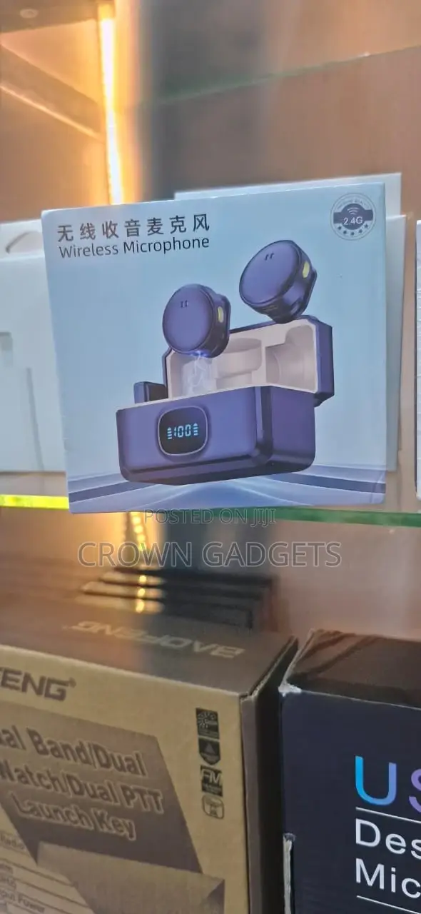 Q8 Magnetic Double Mic 2.4g Wireless Recording System