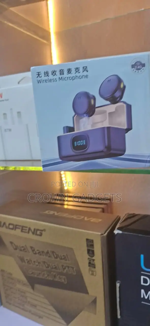Q8 Magnetic Double Mic 2.4g Wireless Recording System