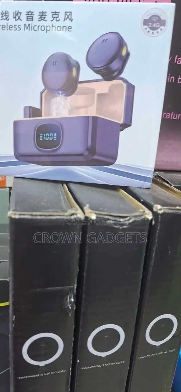 Q8 Magnetic Double Mic 2.4g Wireless Recording System