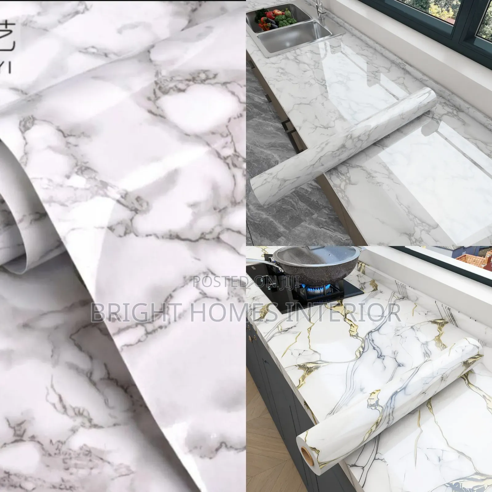 Marble Contact Paper White Marble Self Adhesive Contact Paper