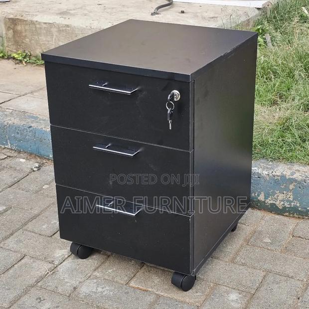 Black Pedestal Drawers