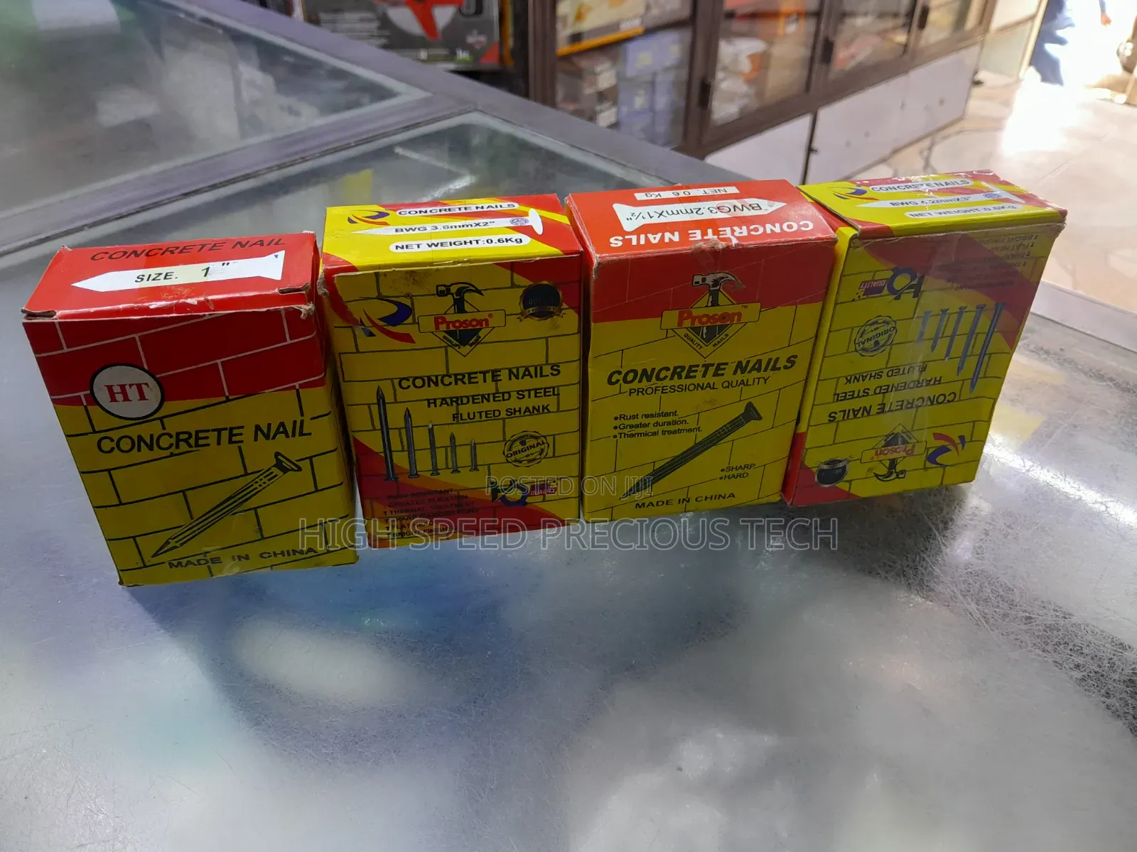 Steel Nails 1",11⁄2",2",3",4"