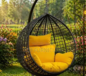 Home Chairs; Island Bay Rattan Hammock Chairs for Balcony and Garden