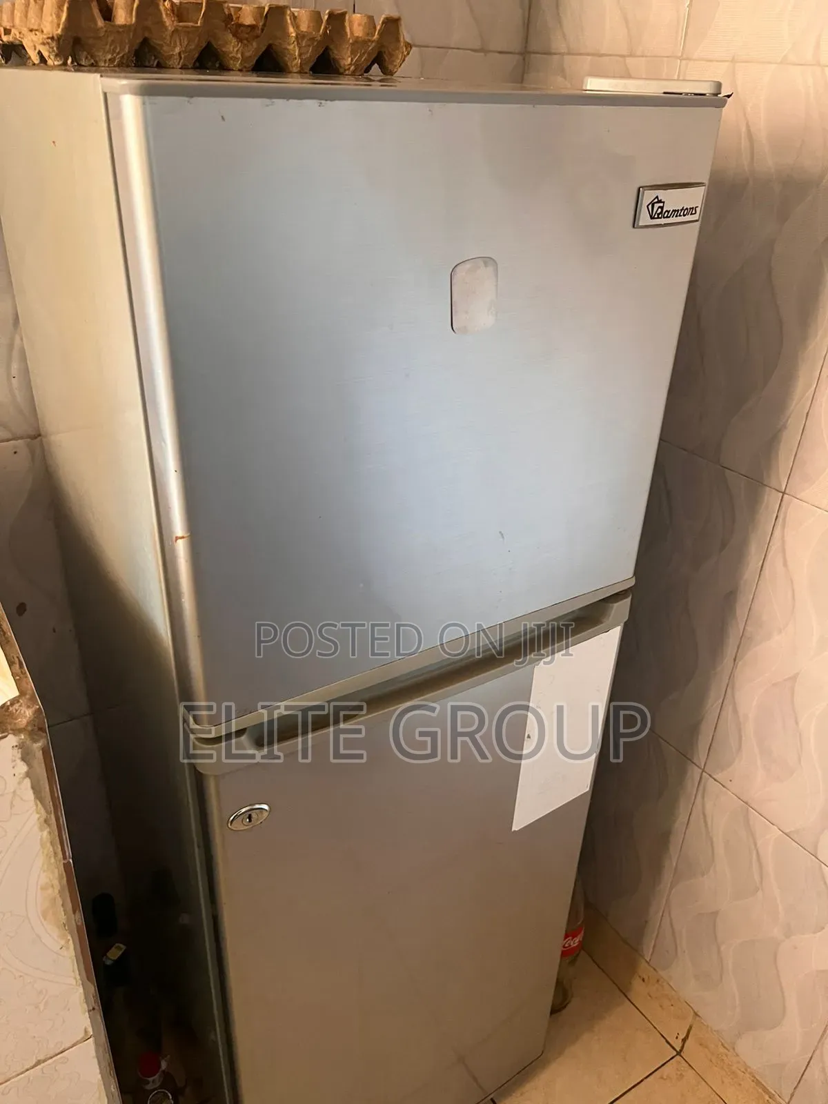 Ramtons Refrigerator Fridge Double Fridge 213litres Silver