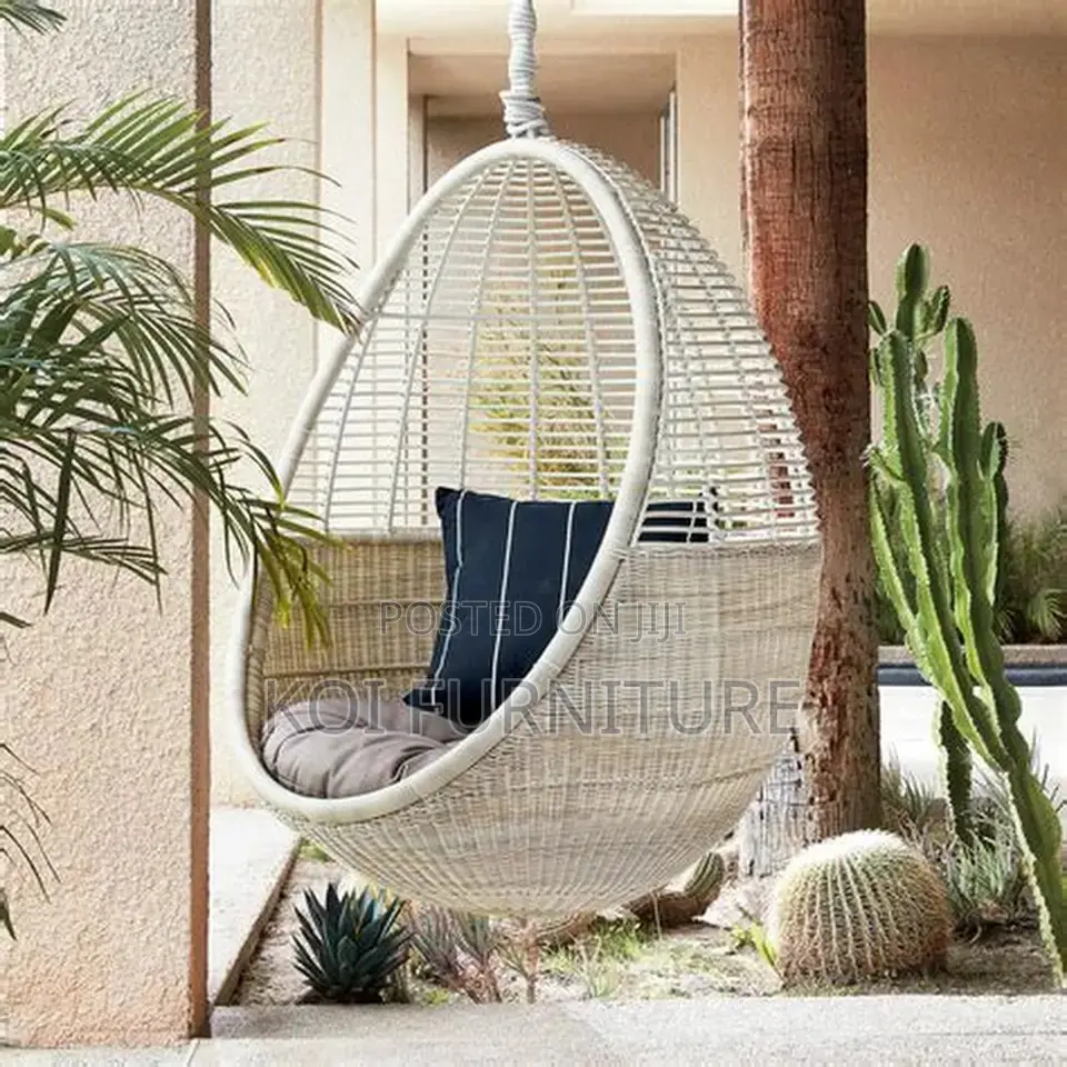 Home Chairs; Island Bay Rattan Hammock Chairs for Balcony and Garden