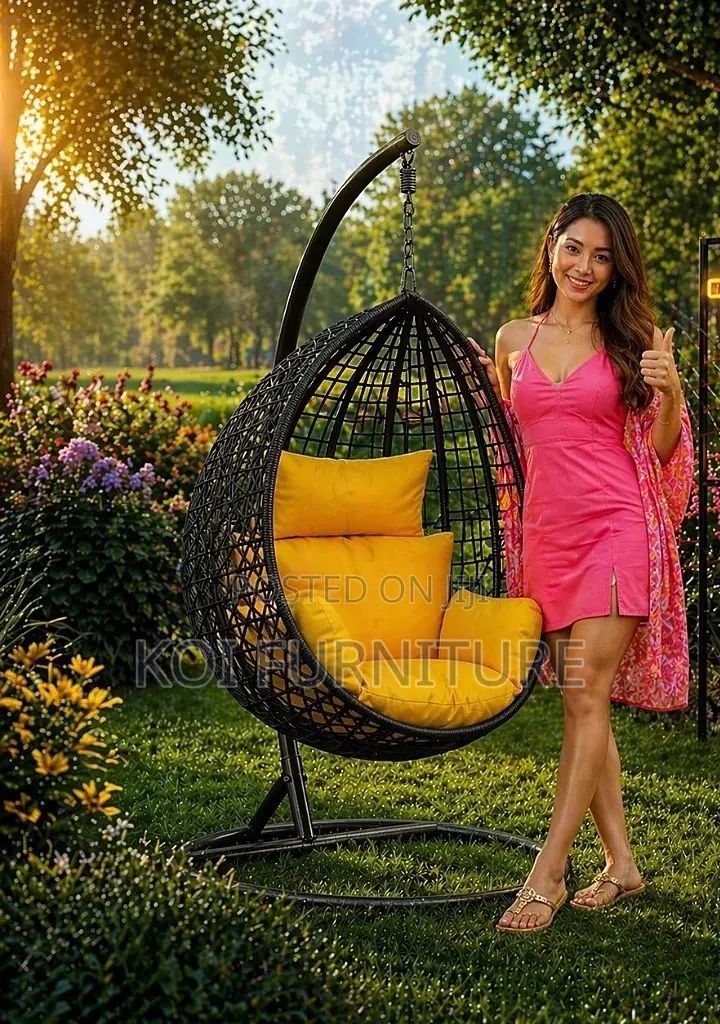 Home Chairs; Island Bay Rattan Hammock Chairs for Balcony and Garden