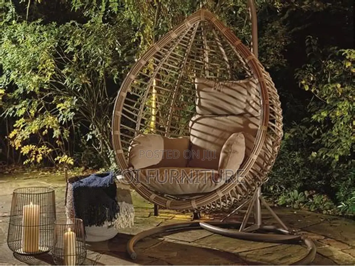 Home Chairs; Island Bay Rattan Hammock Chairs for Balcony and Garden