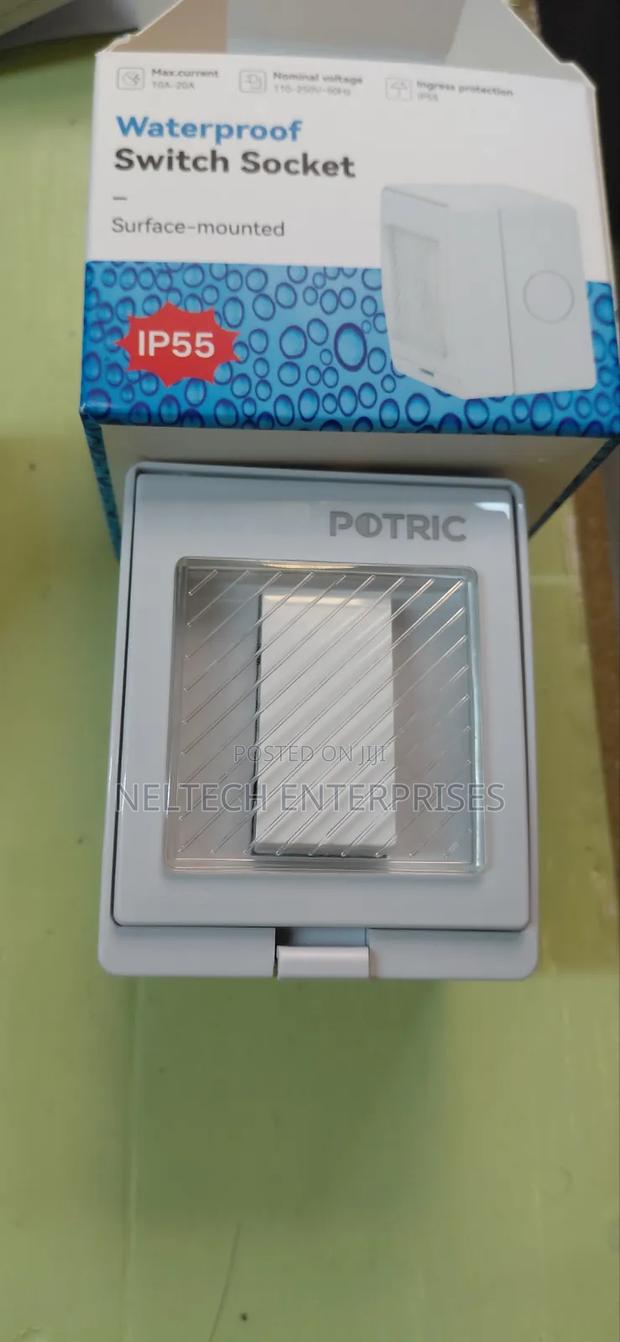 Waterproof Switch Socket One Gang - thumbnail 2