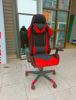 Fabric Gaming Chair. Reclining