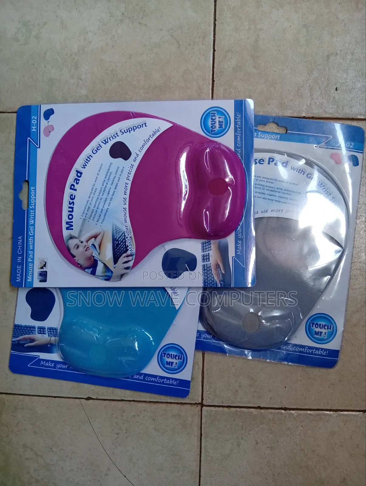 Ergonomic Mouse Pad With Gel Wrist Support