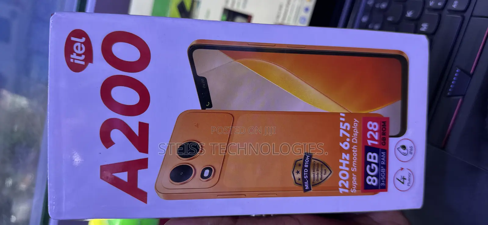 New Itel A200+ 128 GB Orange
