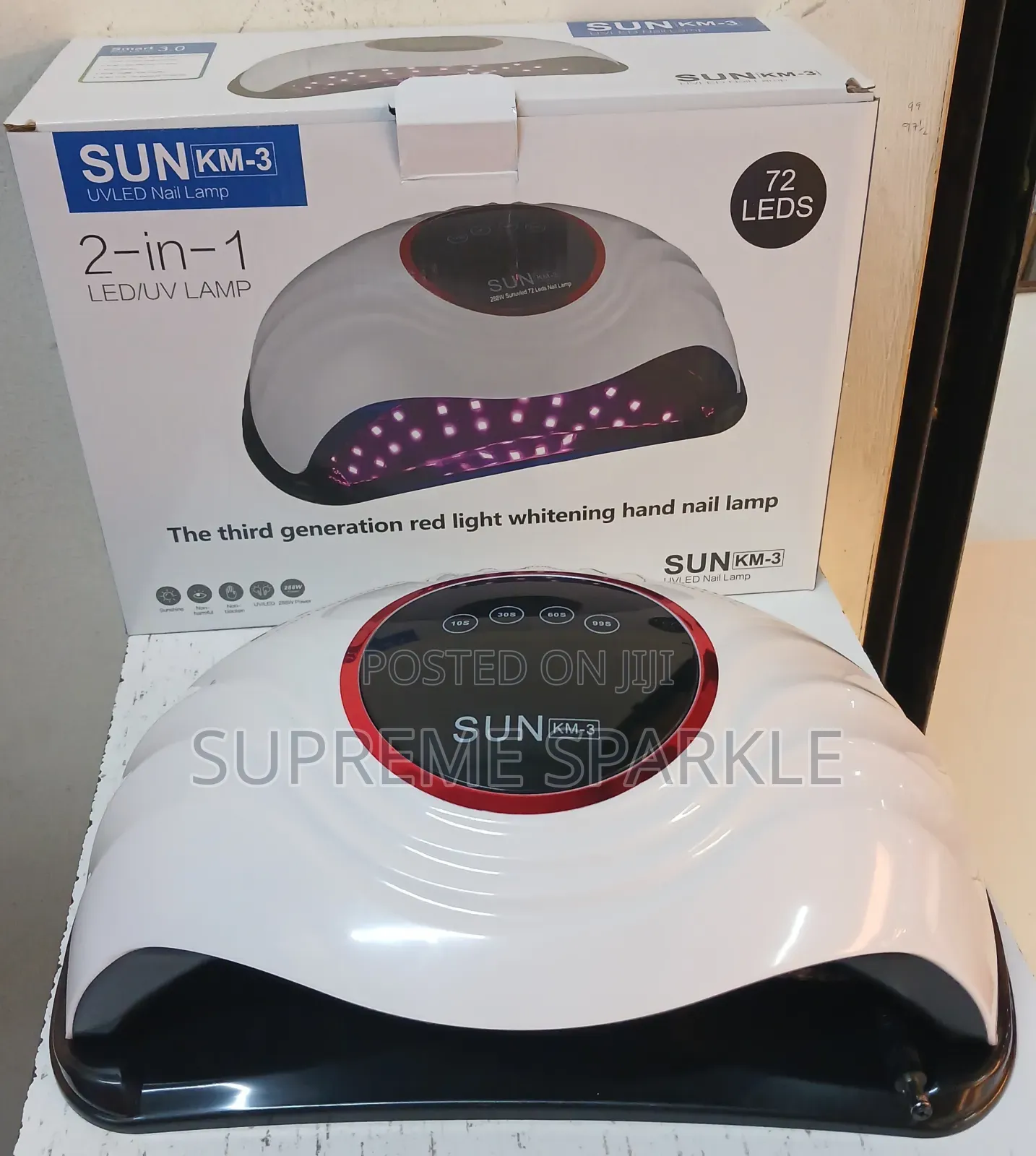 Sun Km-3 288w Uvled Nail Lamp, Nail Dryers.