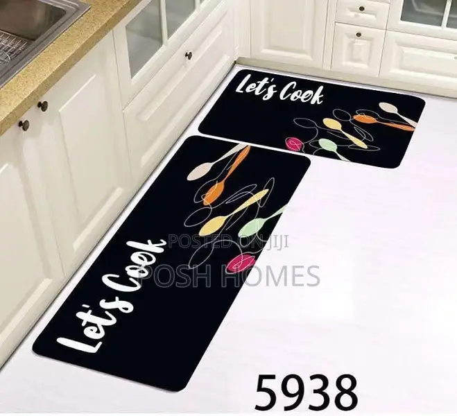 2 Piece Marble Kitchen Mats