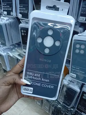 Honor X9d Dark Blue Liquid Silicone Back Cover Case