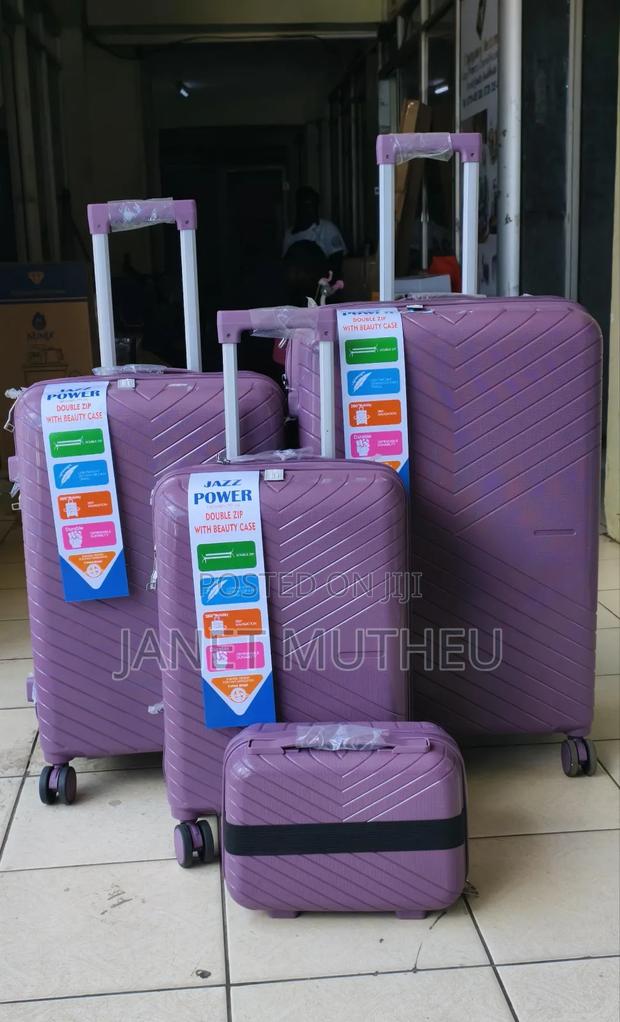 *4 in 1 Luxurious Unbreakable Suitcase With Double Zip Size 2 - thumbnail 2
