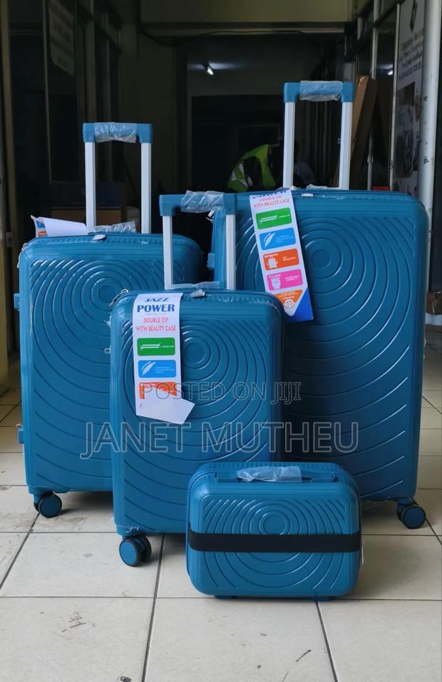 *4 in 1 Luxurious Unbreakable Suitcase With Double Zip Size 2 - thumbnail 4