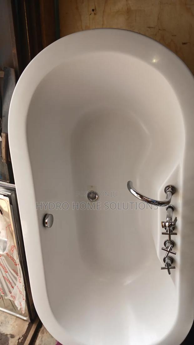Bathtub With Inbuilt Mixers