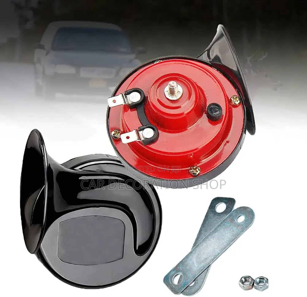 12v Snail Horns Compatible With Cars,Bikes 12v