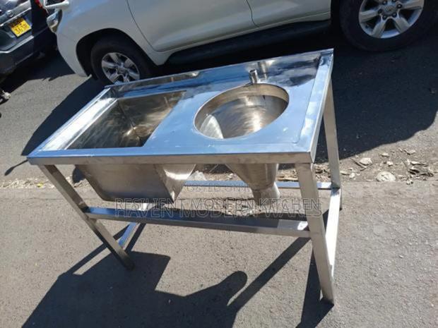 Stainless Steel Standalone Sluice Sink - main view