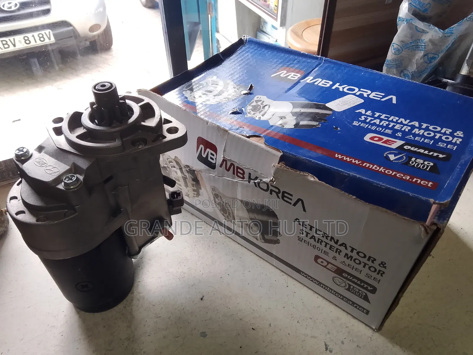 Starter Motor Hyundai Tucson 2007 Diesel (Mbkorea Brand)