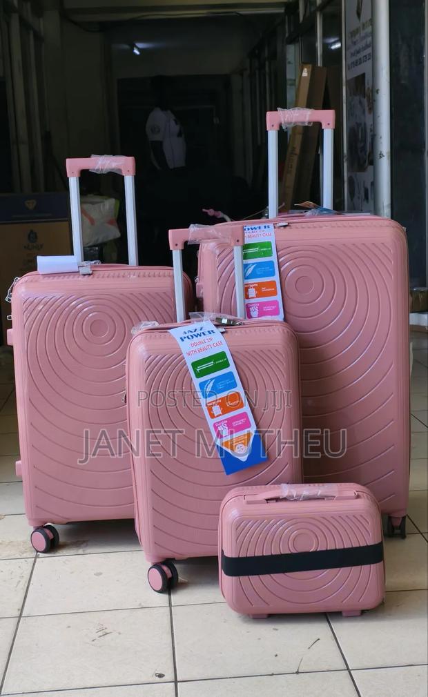 *4 in 1 Luxurious Unbreakable Suitcase With Double Zip Size 2 - thumbnail 5