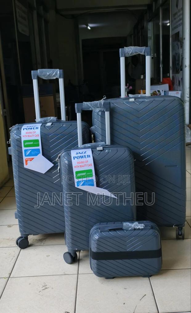 *4 in 1 Luxurious Unbreakable Suitcase With Double Zip Size 2 - thumbnail 9