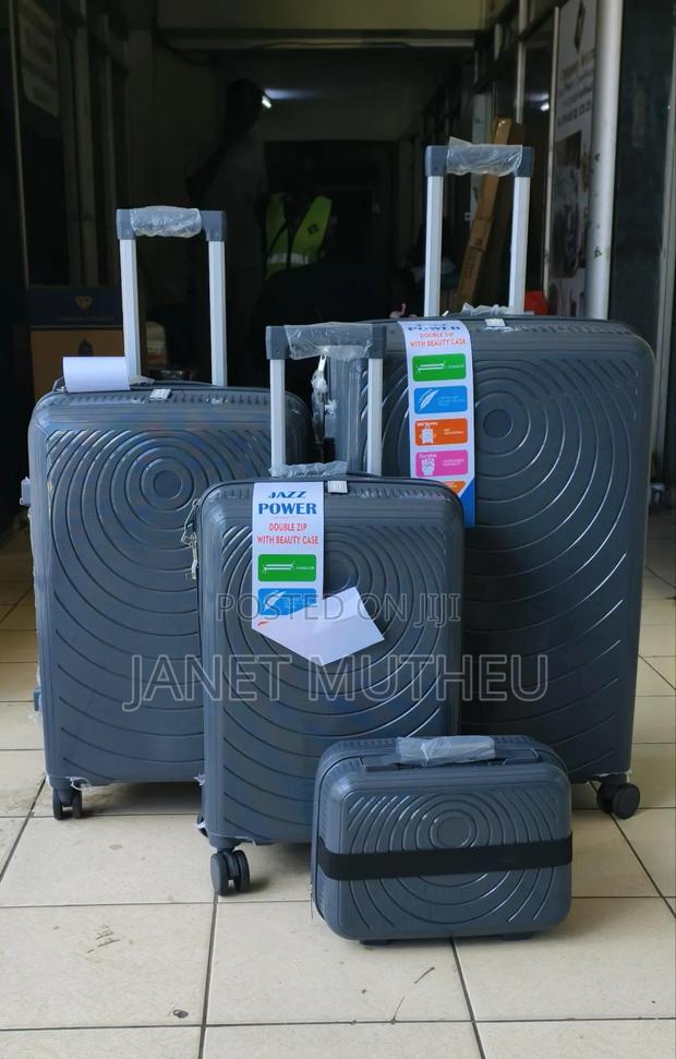 *4 in 1 Luxurious Unbreakable Suitcase With Double Zip Size 2 - thumbnail 11