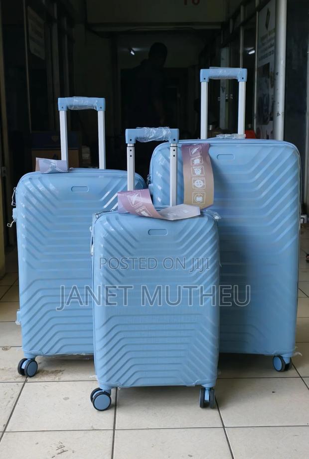 *3 in 1 Luxurious Unbreakable Suitcase With Double Zip Size 1 - thumbnail 6