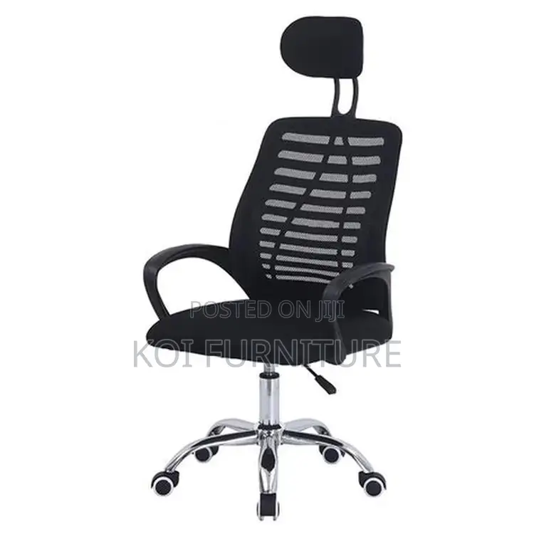 Office Chairs; Rik Klare Headrest Black Office Seat