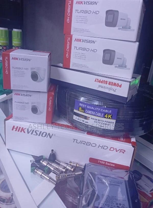 Hikvision 4 Channel DVR CCTV Package - main view