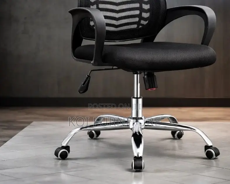 Office Chairs; Rik Klare Headrest Black Office Seat