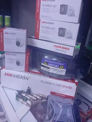 Hikvision CCTV Camera Kit – 4 Channel Full Set