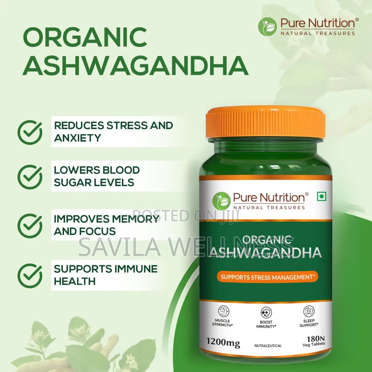 Organic Ashwagandha 120s