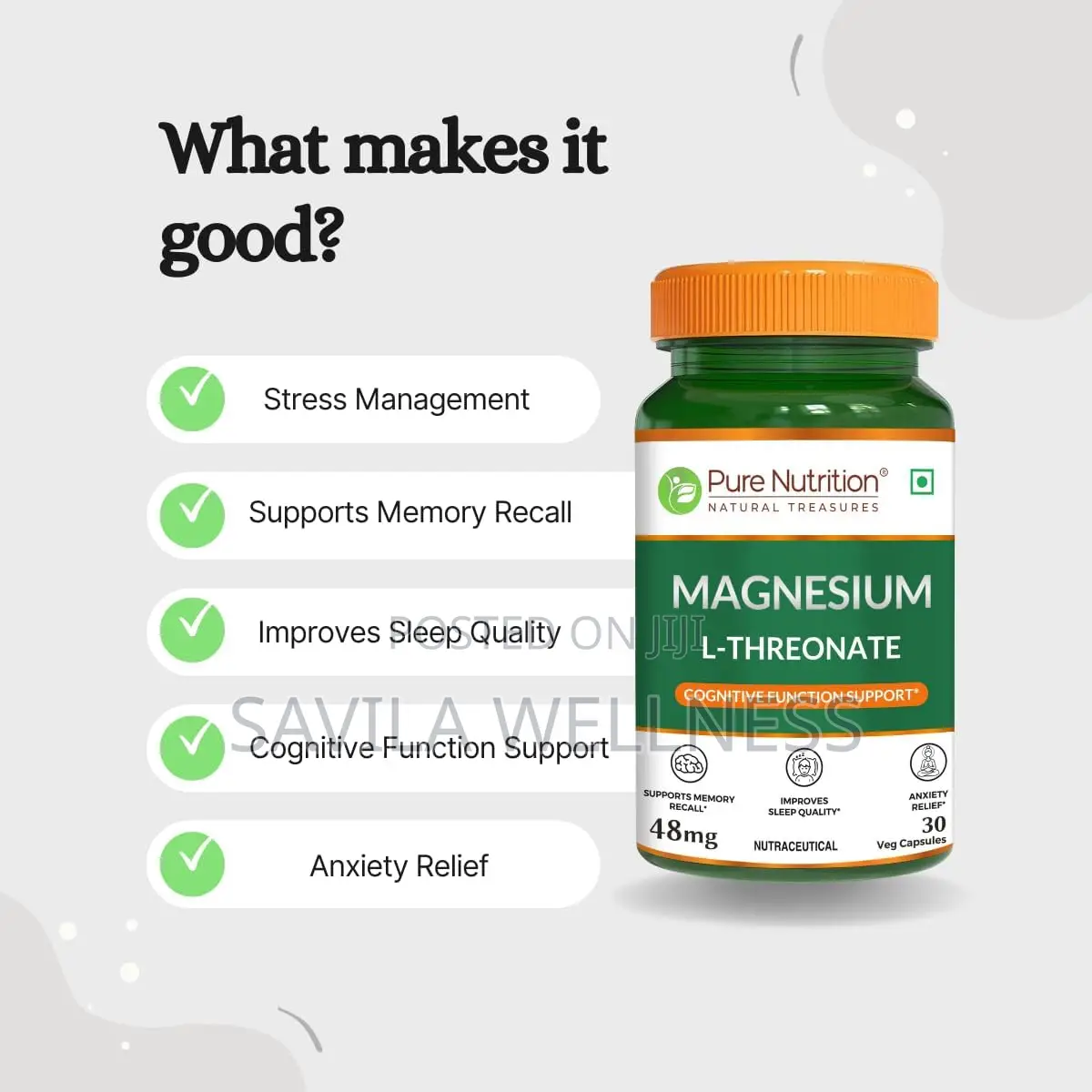 Magnesium L-Threonate 30s