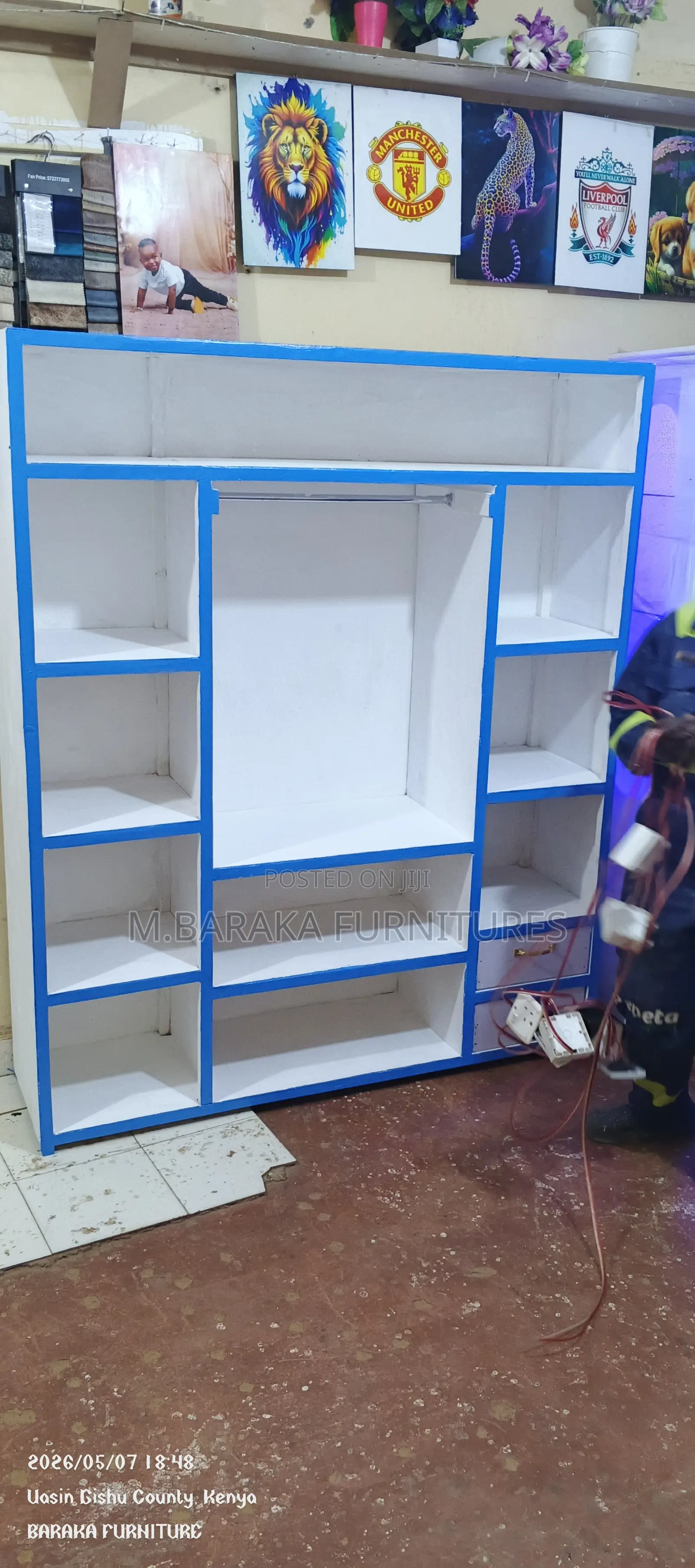 White Cloth Cabinet