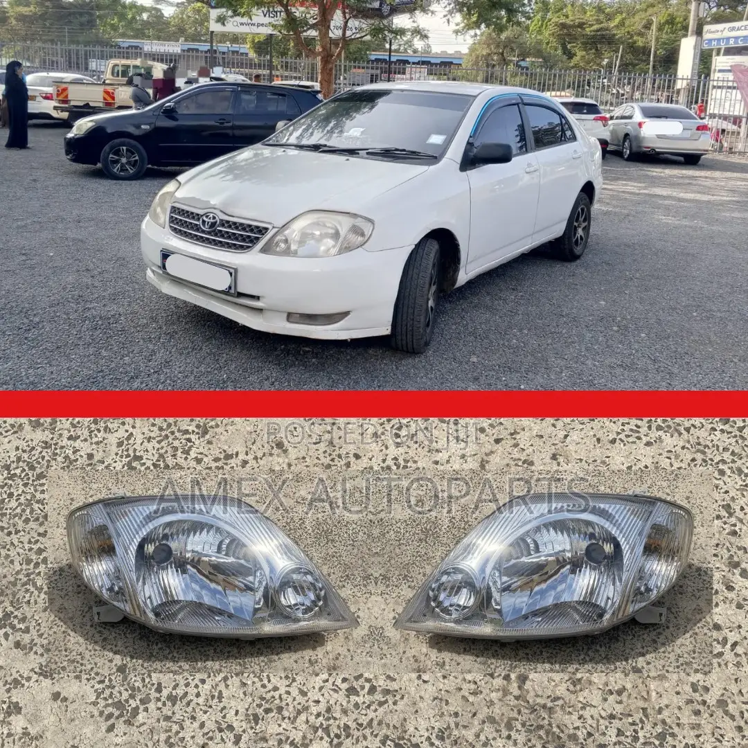 Head Lamp Unit Toyota Corolla Fielder Nze 2001 Model