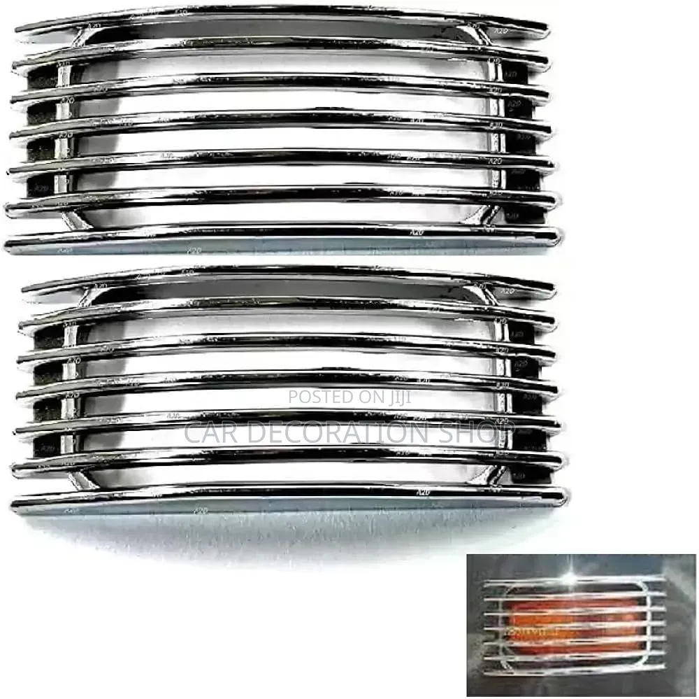 Horizontal Grill Pattern Wing Turn Signal Lamp Cover