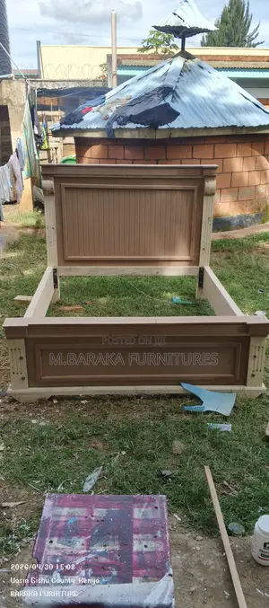 Brown Board Bed
