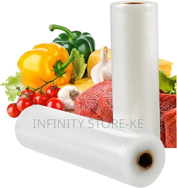 28 Cm Vacuum Sealer Rolls Food Storage Bags Bpa Free Kitchen Packing