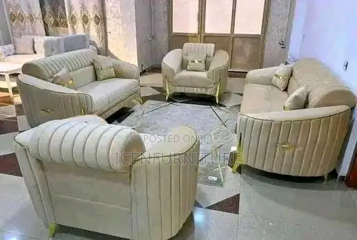Classy White Sofa Set