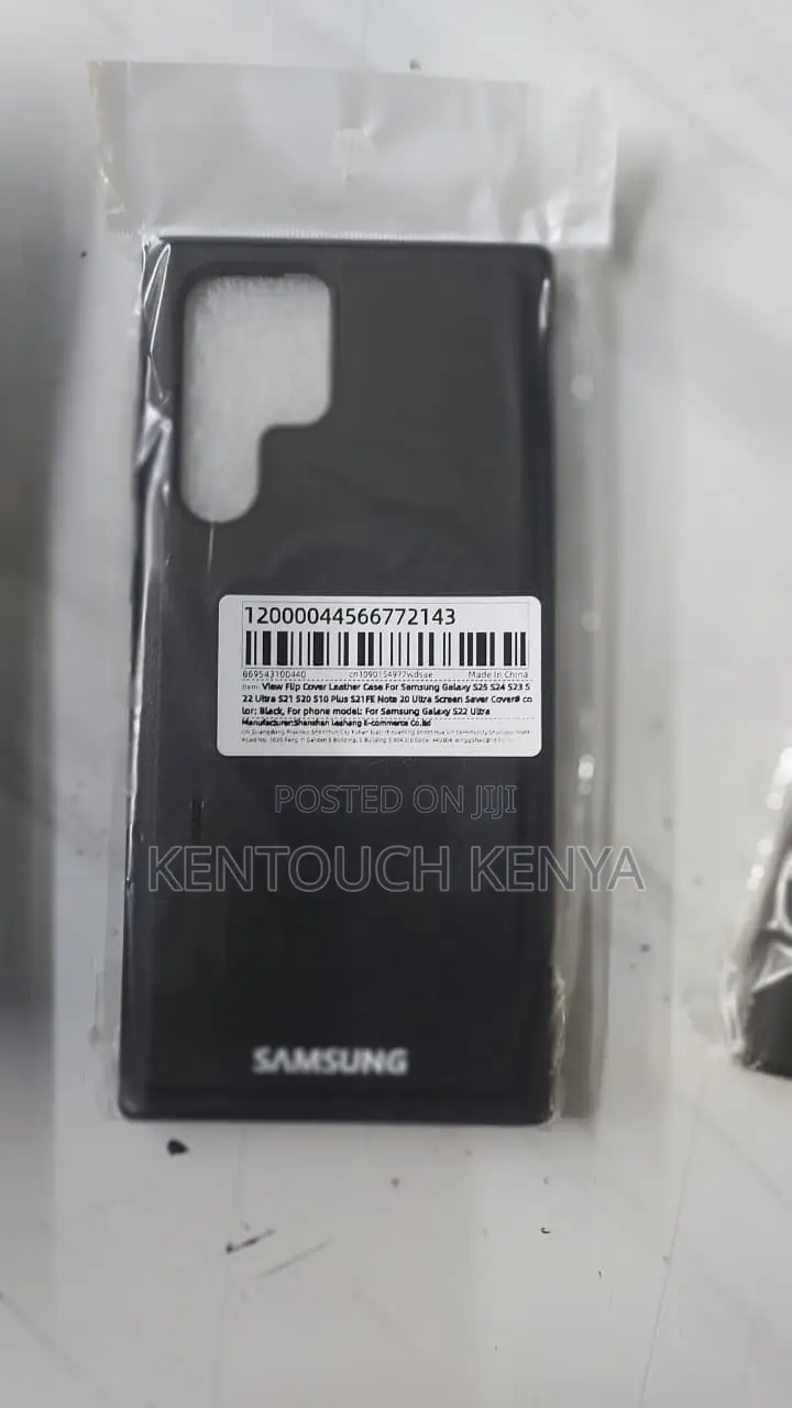 Flip View Cover Leather Case 4 All Samsung S Series Ultra, S24 Ultra