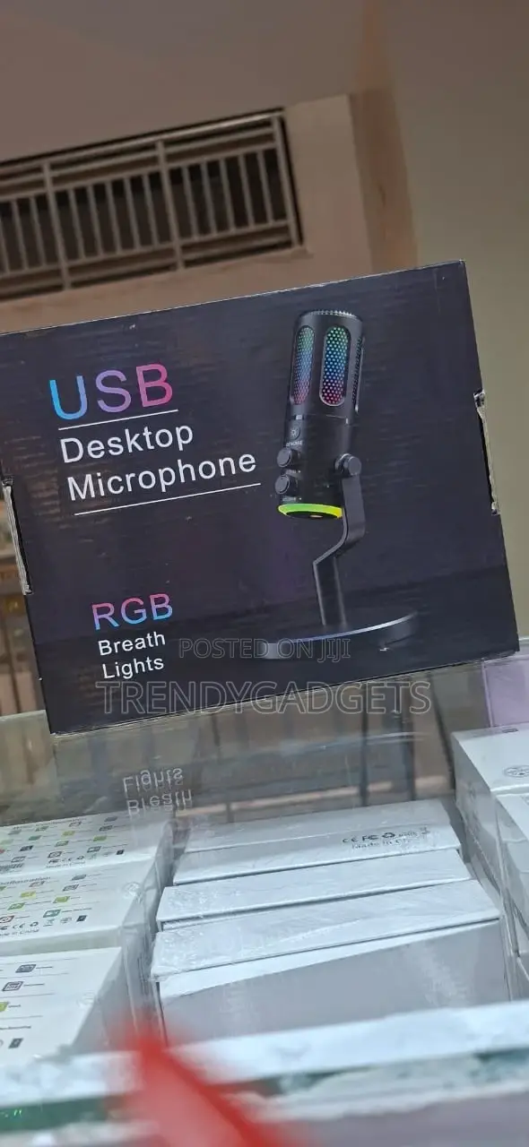 RGB Desktop Microphone Usb Gaming Podcast Recording Mic