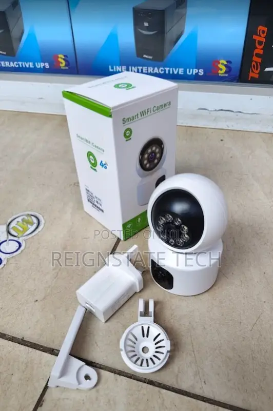 Dual Lens Wireless Wifi Baby Monitor Security Camera Night Vision