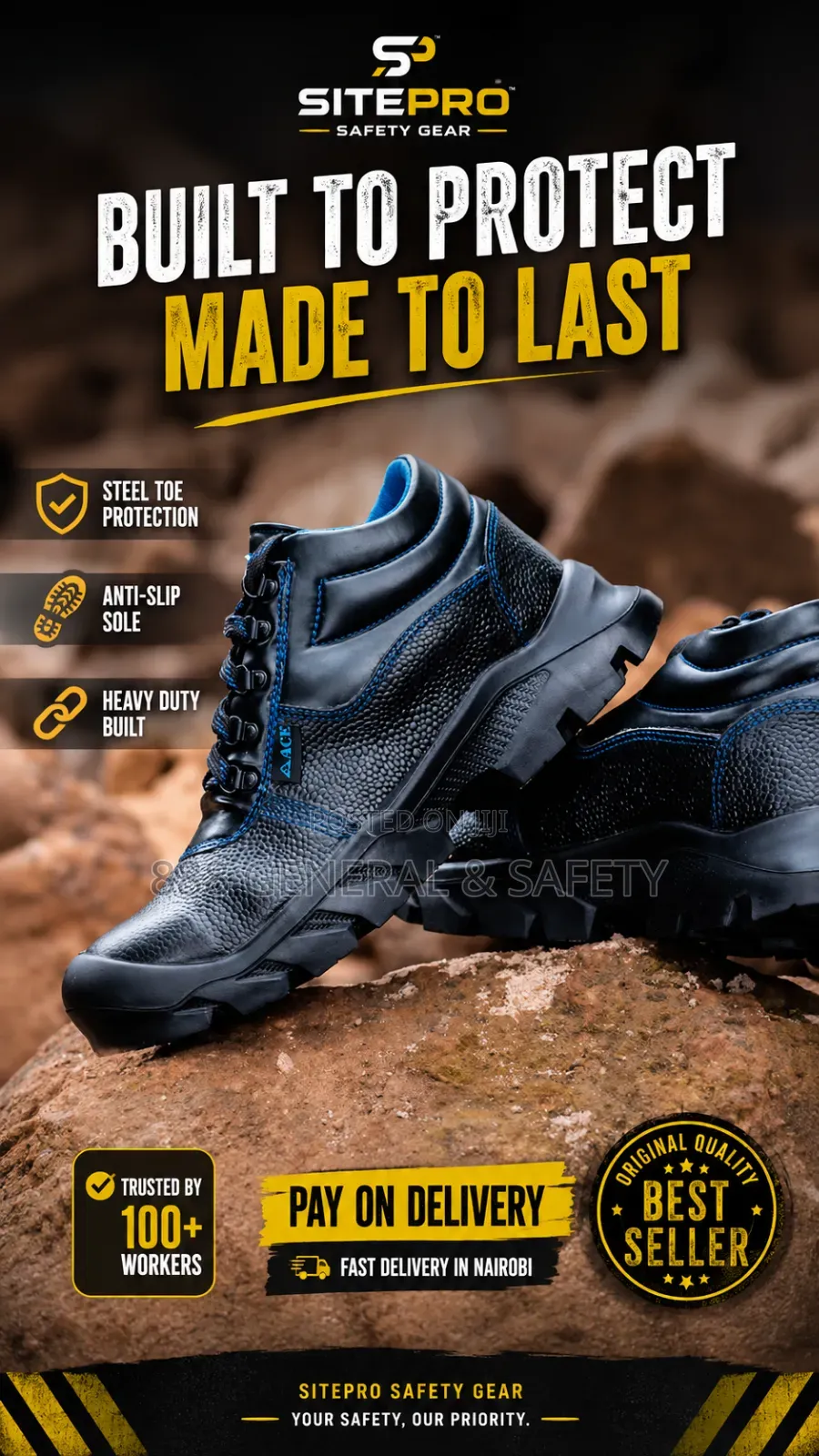 Safety Boots Ace Mamba (Original Safety Boots)