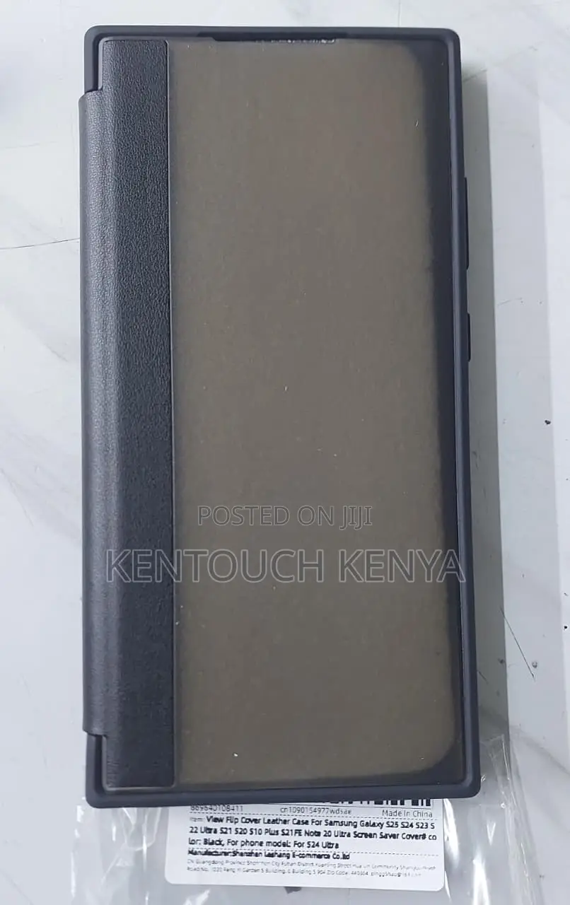 Flip View Cover Leather Case 4 All Samsung S Series Ultra, S24 Ultra