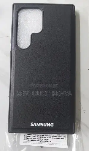 Flip View Cover Leather Case 4 All Samsung S Series Ultra, S24 Ultra