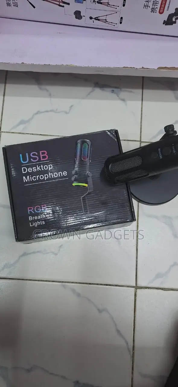 Usb Gaming Microphone RGB Breath Light Condenser Mic