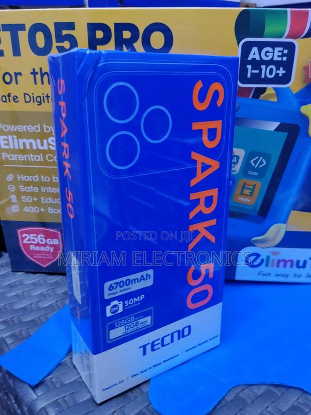 New Tecno Spark 50 128 GB Black - thumbnail 2