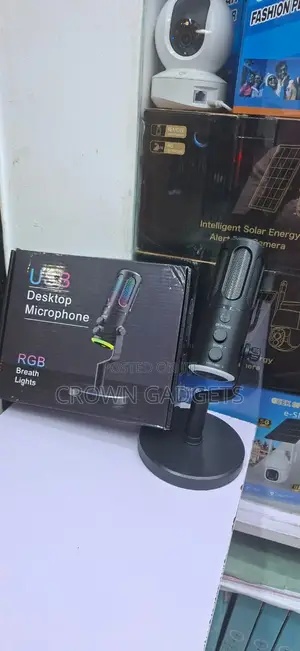 Usb Rgb Desktop Condenser Microphone
